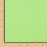 Fleckabweisende Jacquard-Tischdecke Geometric Stain Resistant Tablecloth Fluor Green - Ribes y Casals