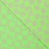 Fleckabweisende Jacquard-Tischdecke Geometric Stain Resistant Tablecloth Fluor Green - Ribes y Casals