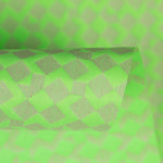Fleckabweisende Jacquard-Tischdecke Geometric Stain Resistant Tablecloth Fluor Green - Ribes y Casals