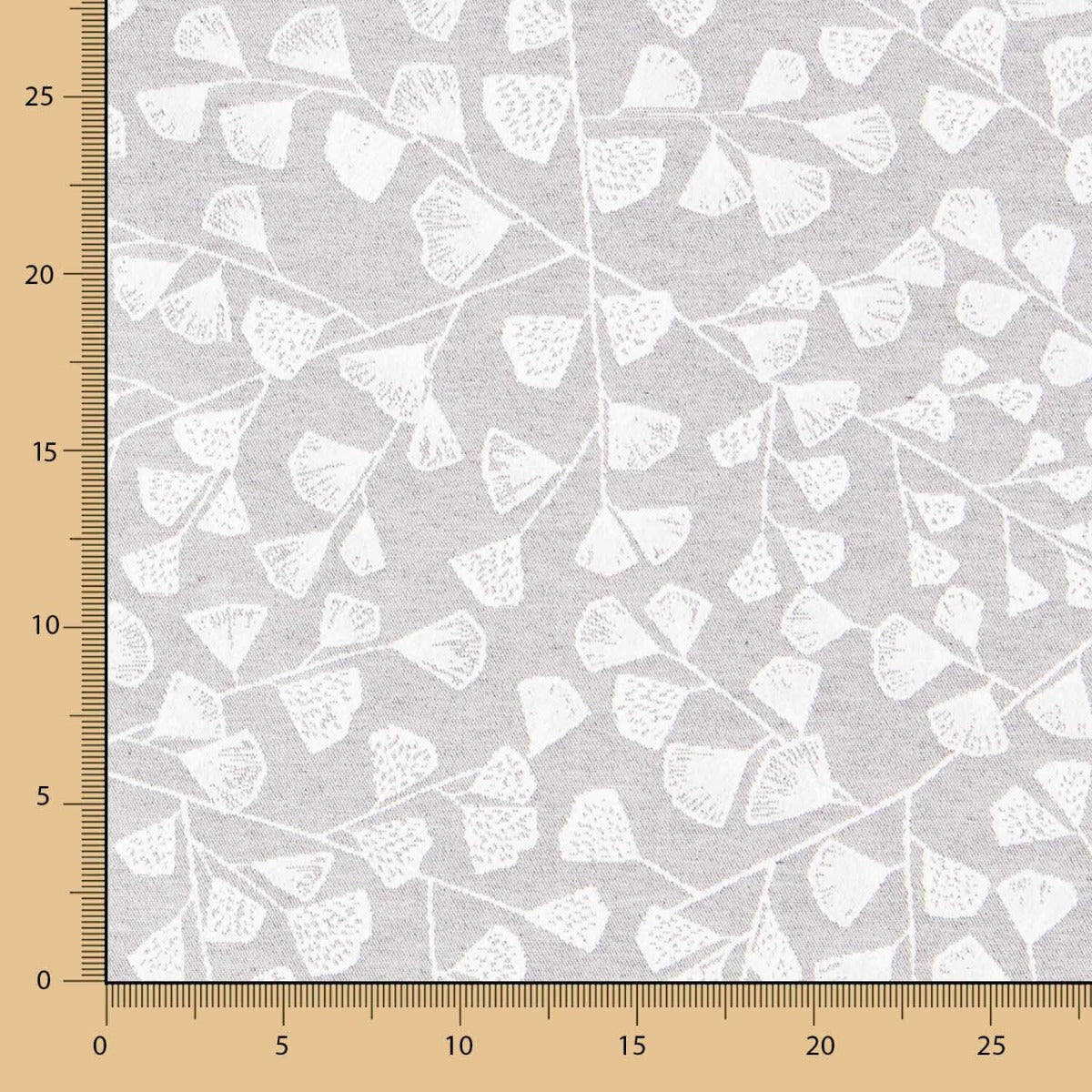 Jacquard-Fleckschutz-Tischdecke Grau - Ribes y Casals