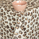 Tischtuch aus Harz Leopard Spotted Beige - Ribes y Casals