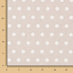 Fleckenabweisende Tischdecke Rustic Polka Dots - Ribes y Casals