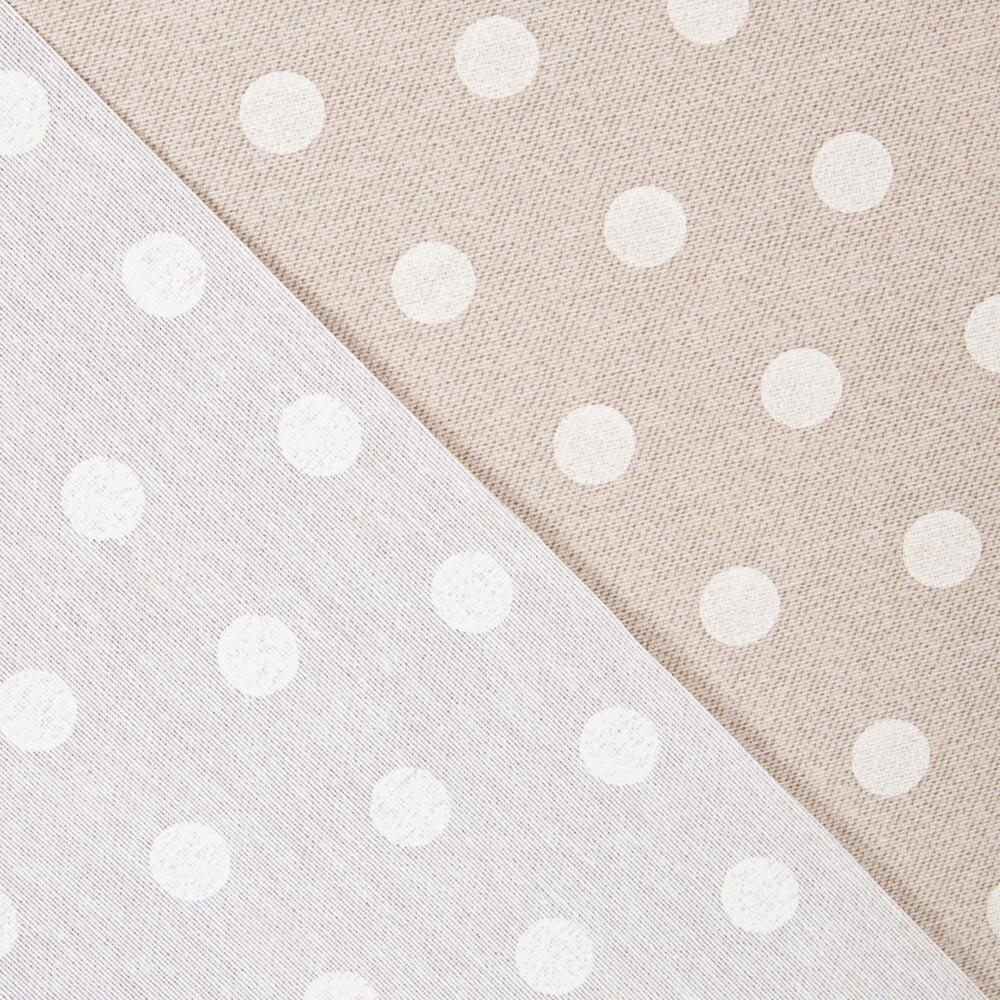 Fleckenabweisende Tischdecke Rustic Polka Dots - Ribes y Casals