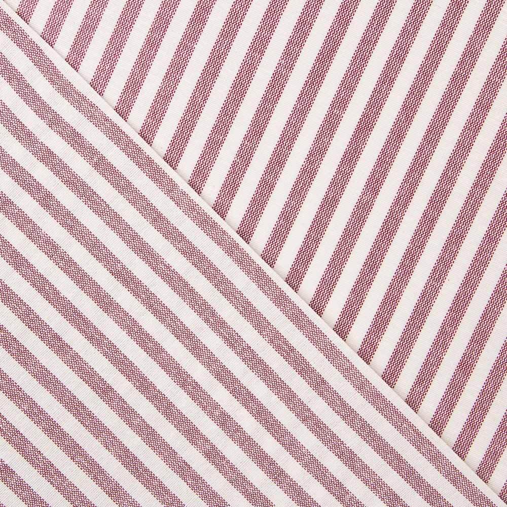 Fleckabweisende Tischdecke Fleckabweisende Streifen Maroon - Ribes y Casals