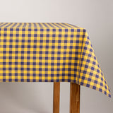 Mini Karierte Tischdecke Retal Tischdecke Blau Blau Gelb 100 x 150 cm - Ribes y Casals