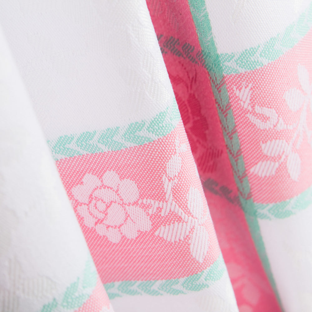 Florale Jacquard-Tischdecke Volants - Ribes y Casals