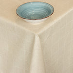 Rustikale Tischdecke Windowpane Tischtuch Kamel - Ribes y Casals