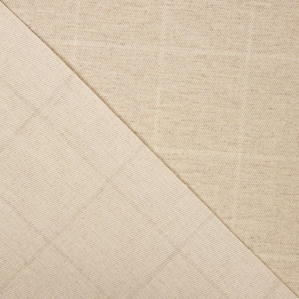Rustikale Tischdecke Windowpane Tischtuch Kamel - Ribes y Casals