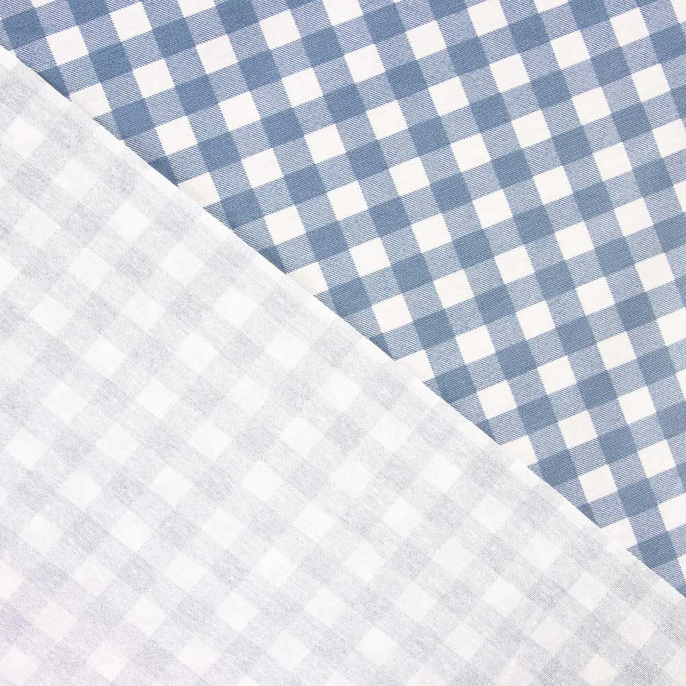 Resin Tischdecke Fleckenschutz Blau Quadrate - Ribes y Casals
