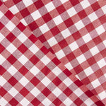 Rote Fleckentischdecke aus Harz Fleckenbeständig Kariert Rot - Ribes y Casals