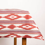 Stain Resin Tischdecke Ikat Rot - Ribes y Casals