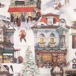 Stain Resin Tischtuch Weihnachten Häuser - Ribes y Casals