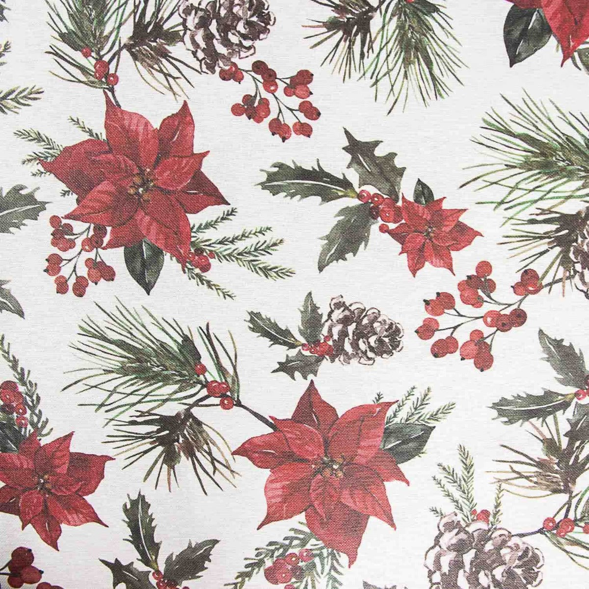 Stain Resin Tischtuch Weihnachten Blumen - Ribes y Casals