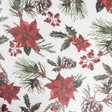 Stain Resin Tischtuch Weihnachten Blumen - Ribes y Casals