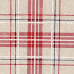Tischtuch 280cm Kariert Beige Rot - Ribes y Casals