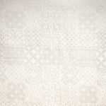 Jacquard Mosaik Tischdecke Mosaic Weiß - Ribes y Casals