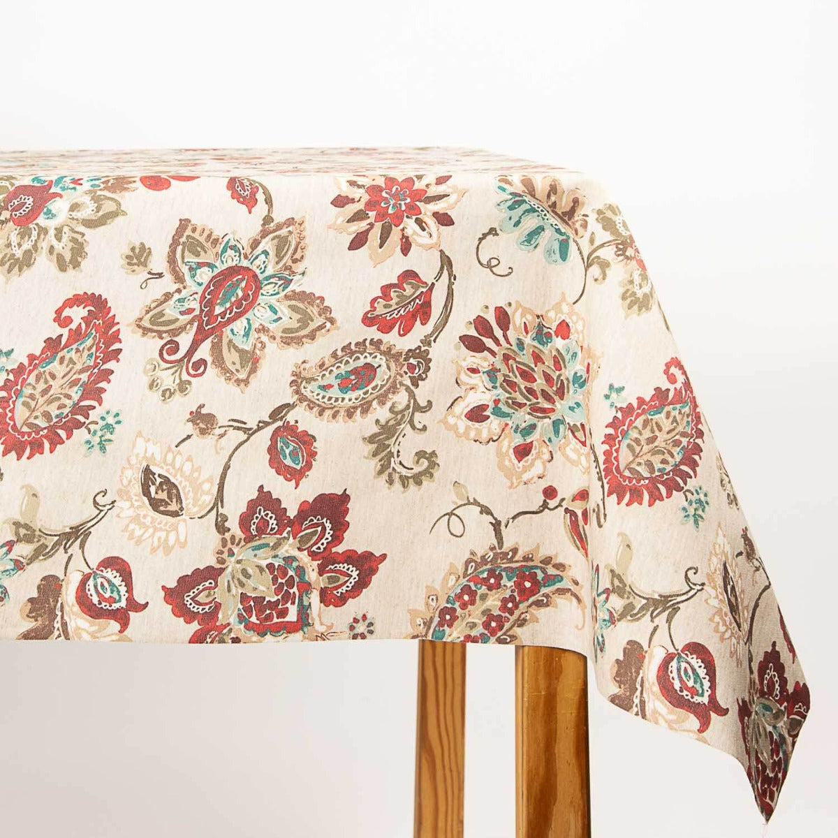 Linum Stain Resin Tischtuch Linum Beige - Ribes y Casals