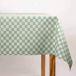 Anti-Flecken-Harz-Tischdecke Chess Grün 100 x 140 cm - Ribes y Casals