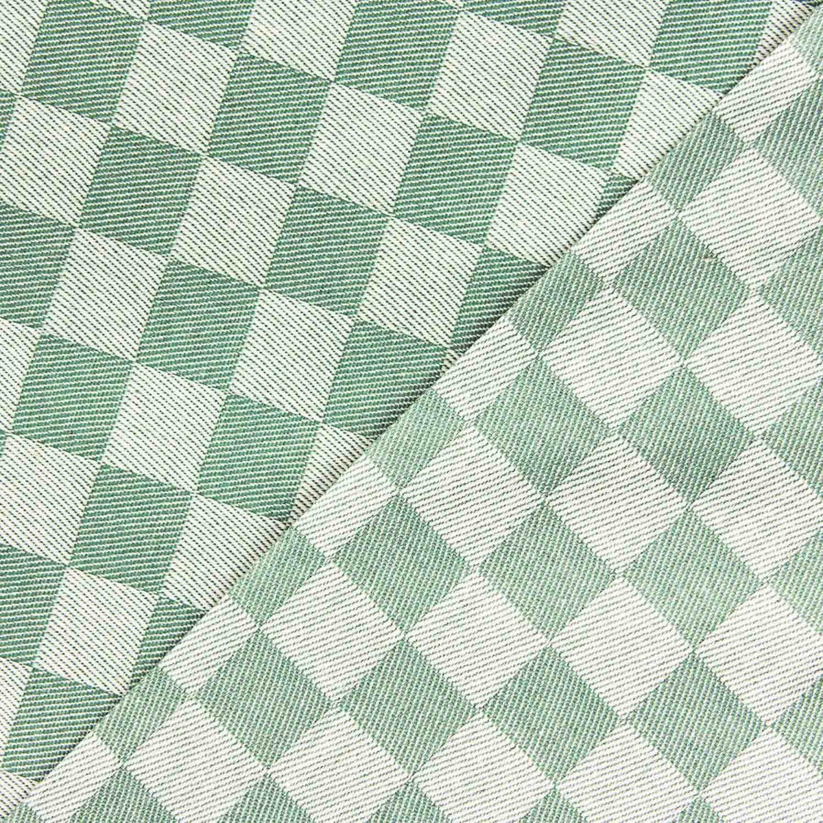 Anti-Flecken-Harz-Tischdecke Chess Grün 100 x 140 cm - Ribes y Casals