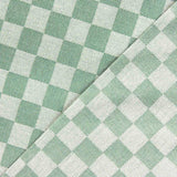Anti-Flecken-Harz-Tischdecke Chess Grün 100 x 140 cm - Ribes y Casals