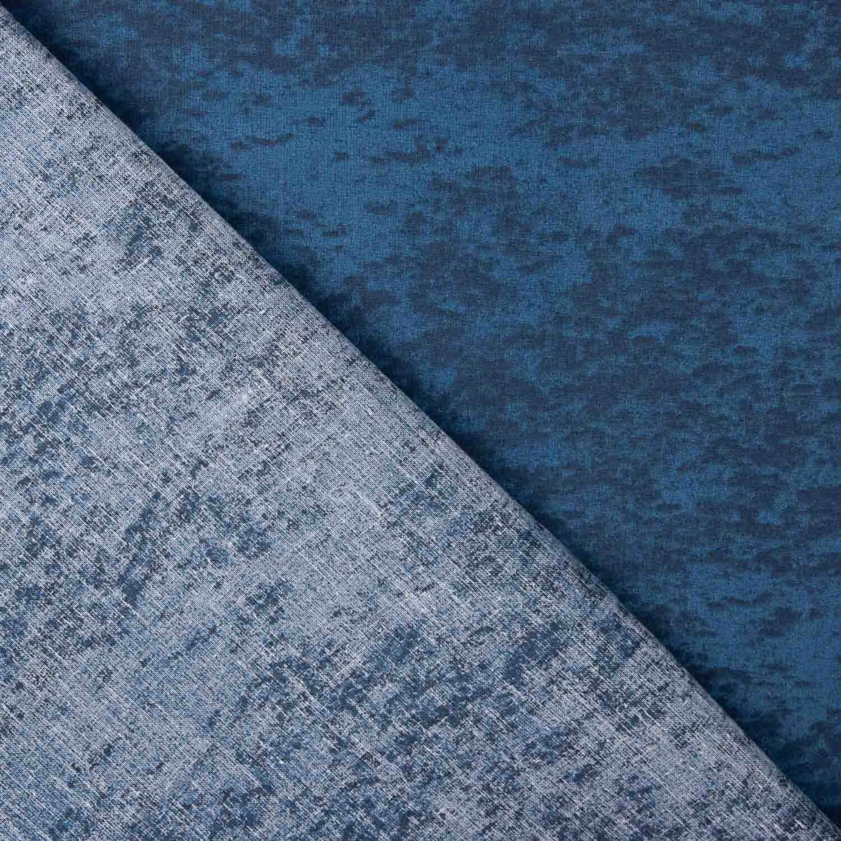 Baumwoll-Patchwork-Stoffreste, marmoriert, marineblau – verschiedene Maße x 150 cm breit - Ribes y Casals