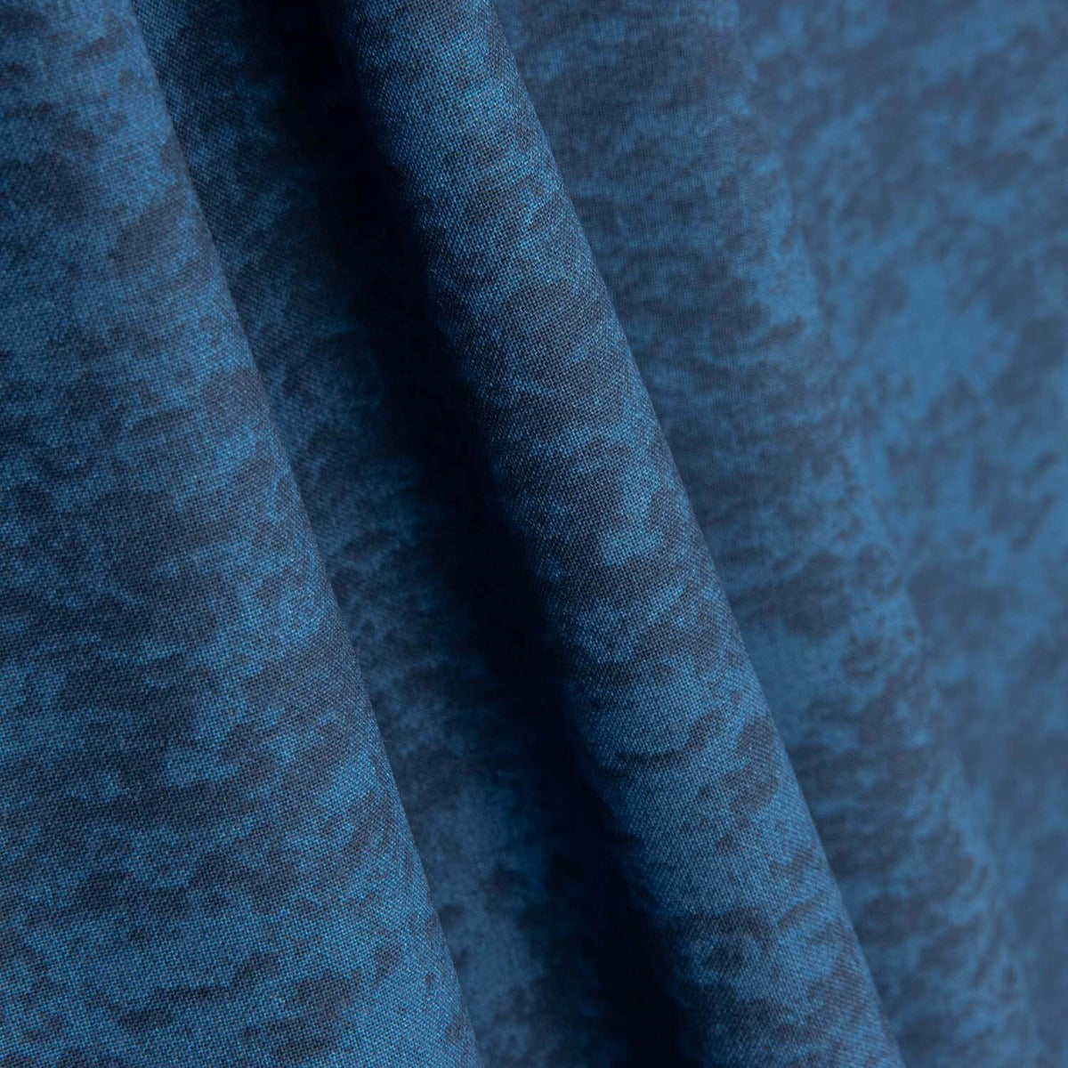 Baumwoll-Patchwork-Stoffreste, marmoriert, marineblau – verschiedene Maße x 150 cm breit - Ribes y Casals