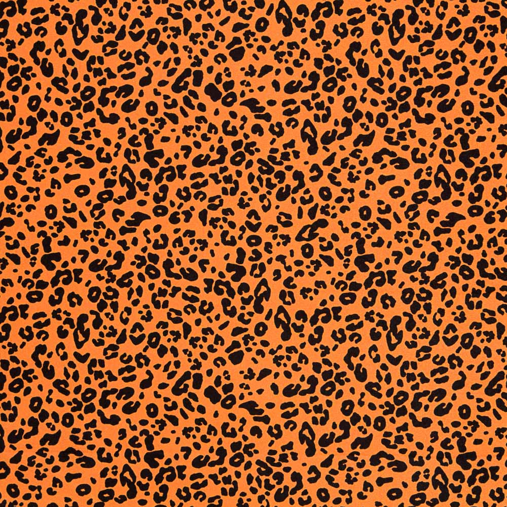 Samt Lycra Leopard Samt Orange - Ribes y Casals