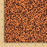 Samt Lycra Leopard Samt Orange - Ribes y Casals