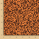Samt Lycra Leopard Samt Orange - Ribes y Casals