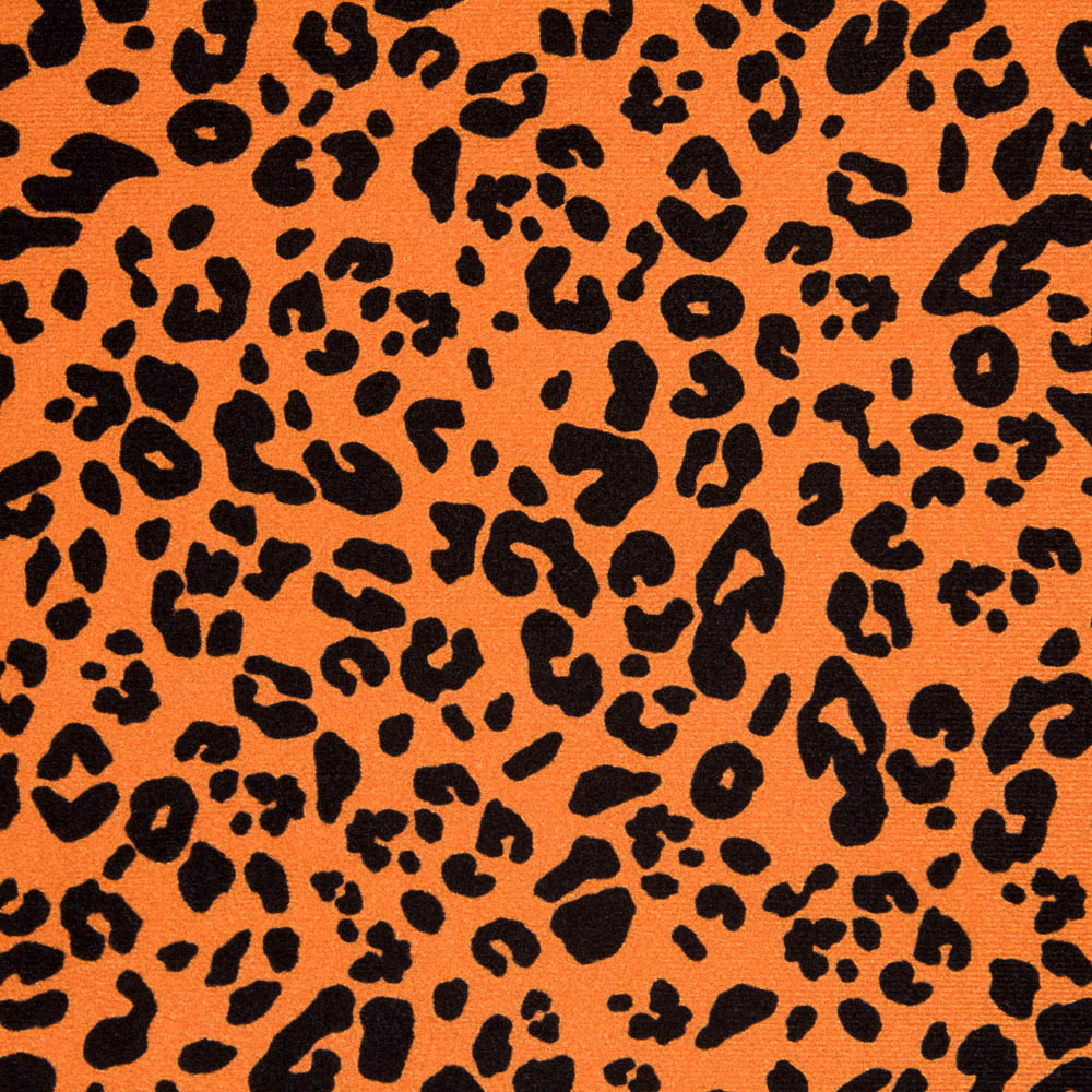 Samt Lycra Leopard Samt Orange - Ribes y Casals