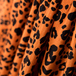 Samt Lycra Leopard Samt Orange - Ribes y Casals