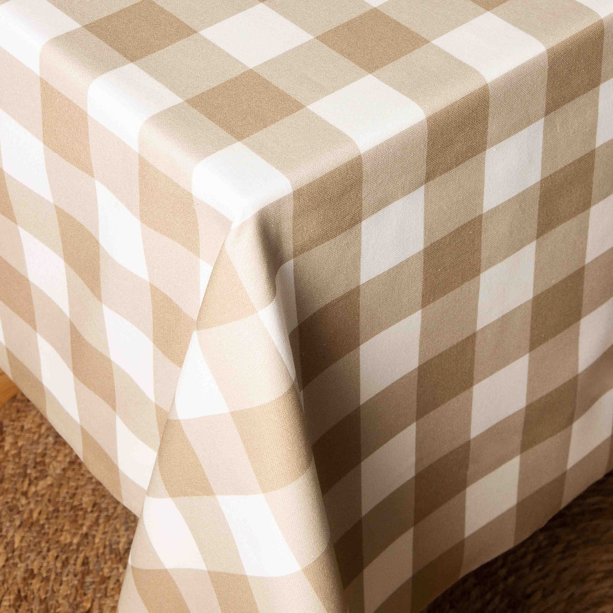 Panama Home Bedrucktes Quadrat Maxi Beige - Ribes y Casals