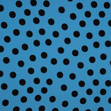 Polka Dot Krepp 33mm Königsblau - Ribes y Casals