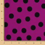 33mm gepunkteter Orchideenkrepp - Ribes y Casals