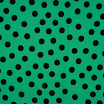 Polka Dot Krepp 33mm Jade Grün - Ribes y Casals