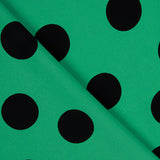 Polka Dot Krepp 33mm Jade Grün - Ribes y Casals