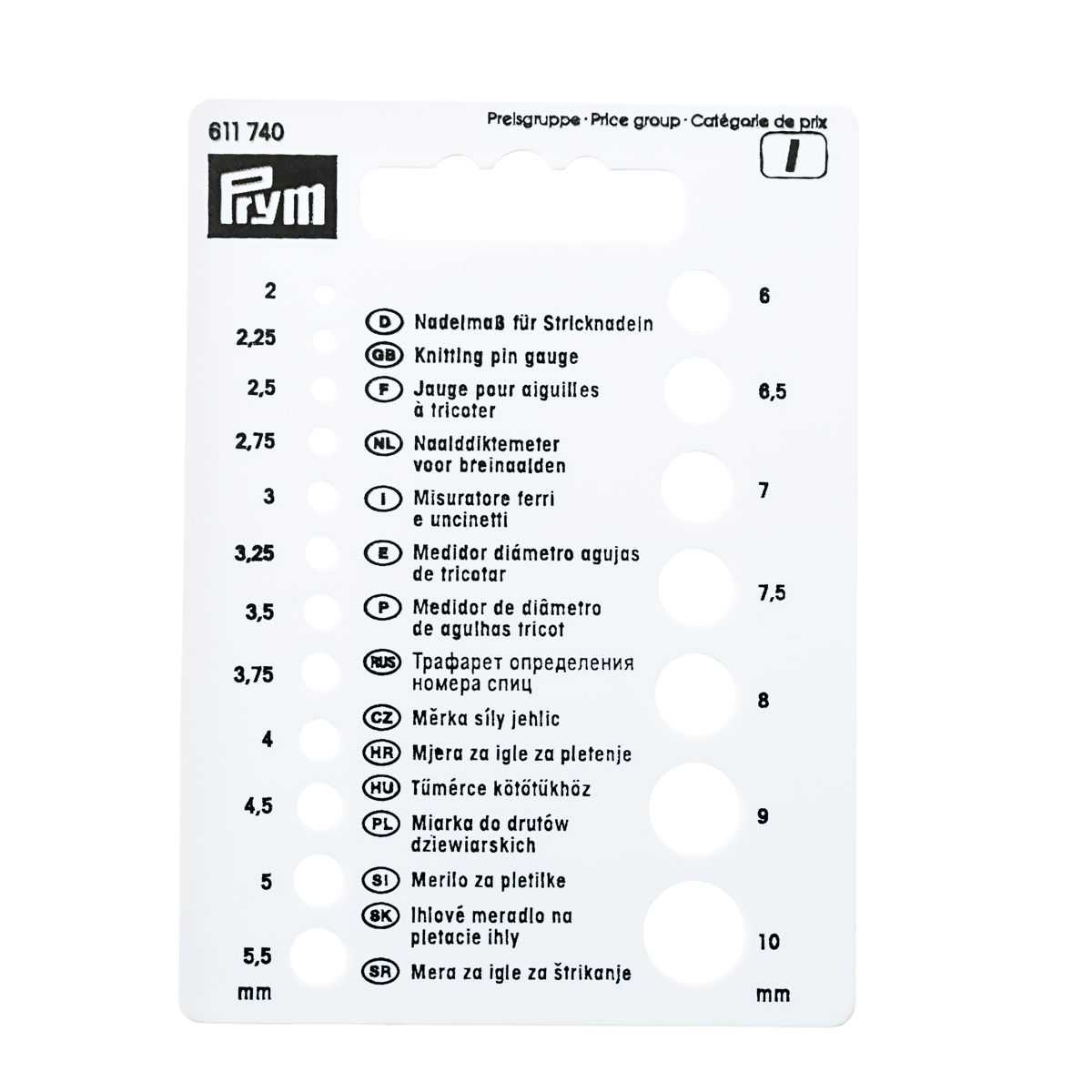 Prym-Stricknadel-Teilung - Ribes y Casals