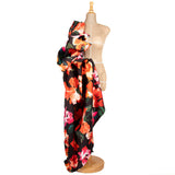 Mikado Polyester Druck Schwarz - Ribes y Casals