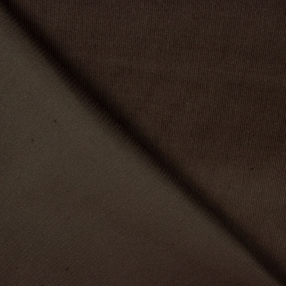Microfleece Baumwolle Dunkelbraun - Ribes y Casals
