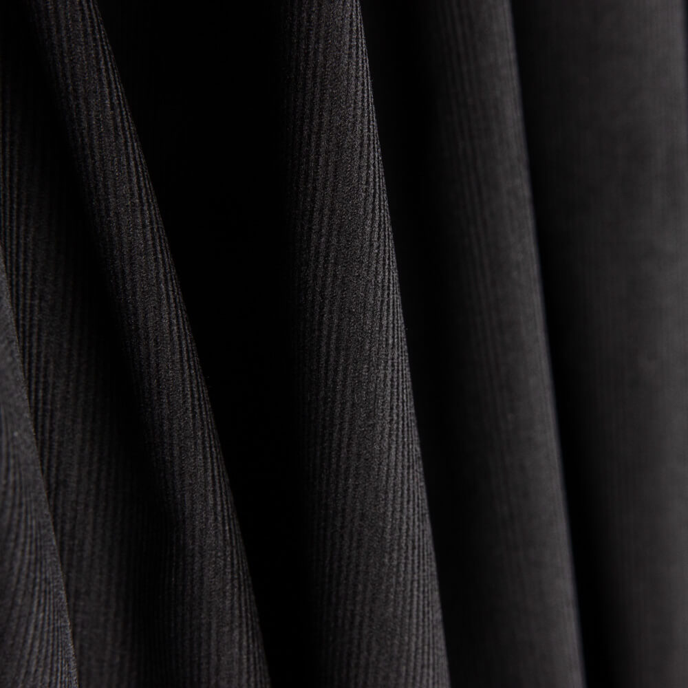 Microfleece Baumwolle Schwarz - Ribes y Casals