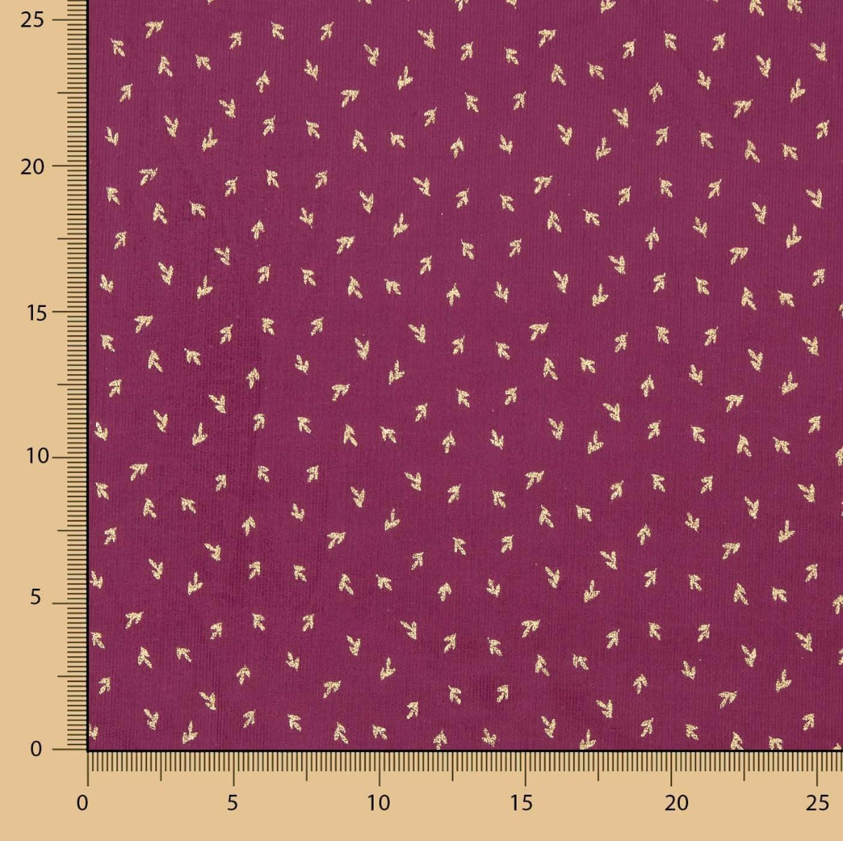 Restposten Micropana Lurex Granat – verschiedene Maße x Breite 145 cm - Ribes y Casals