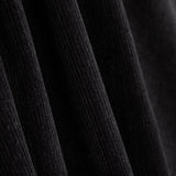 Schwarzer elastischer Feincord - Ribes y Casals