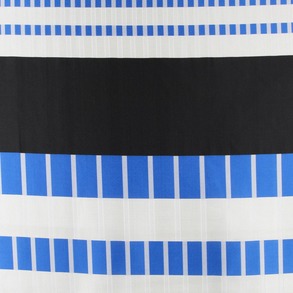 Mikado-Jacquard Multistriped Blau - Ribes y Casals