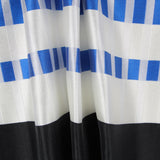 Mikado-Jacquard Multistriped Blau - Ribes y Casals