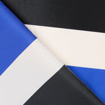 Mikado-Jacquard-Streifen Blau - Ribes y Casals