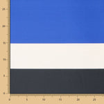 Mikado-Jacquard-Streifen Blau - Ribes y Casals