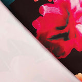 Mikado Polyester Druck Schwarz - Ribes y Casals