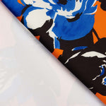 Mikado Polyester bedruckt Orange - Ribes y Casals