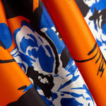 Mikado Polyester bedruckt Orange - Ribes y Casals