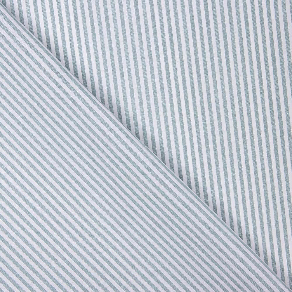 Cotton Vichy Cotton Stripe Mini Blassgrün - Ribes y Casals